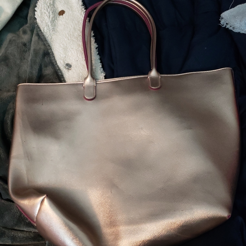 Rose Gold Bath & Body Works Tote